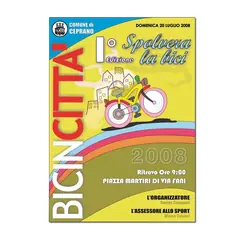 Bici In Citta Ceprano 2008: manifesti e locandine realizzato da Risoluzioni Grafiche