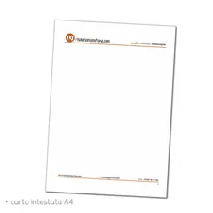 Carta Intestata Risoluzioni Grafiche: cancelleria e coordinati realizzato da Risoluzioni Grafiche