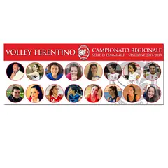 Volleyferentino Df17 18: manifesti e locandine realizzato da Risoluzioni Grafiche